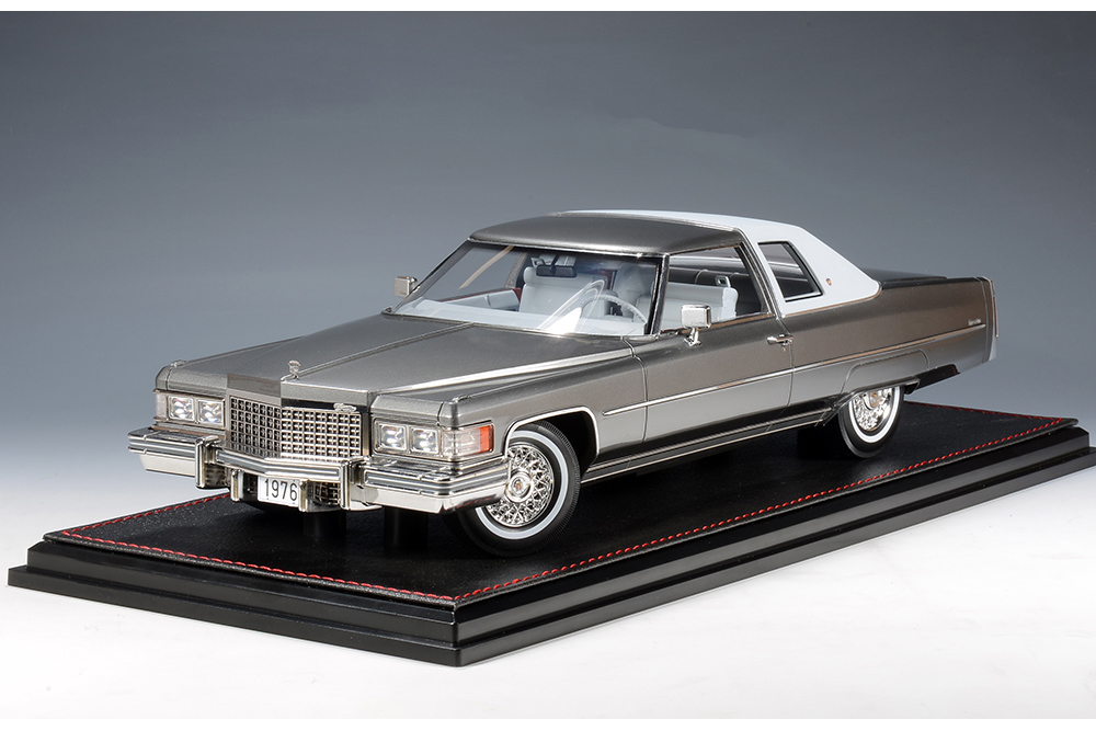 CADILLAC COUPE DEVILLE 1976 ACADEMY GRAY METALLIC