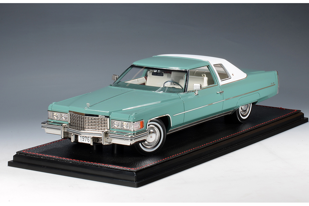 CADILLAC COUPE DEVILLE 1976 DUNBARTON GREEN