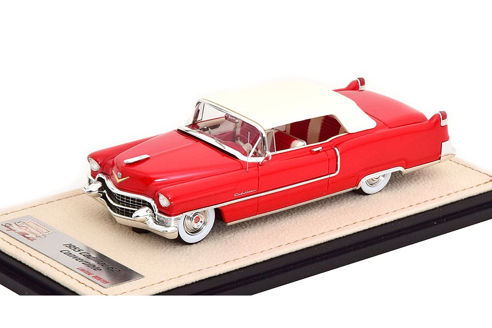 CADILLAC SERIES 62 CONVERTIBLE (CLOSED) 1955 DAKOTA RED