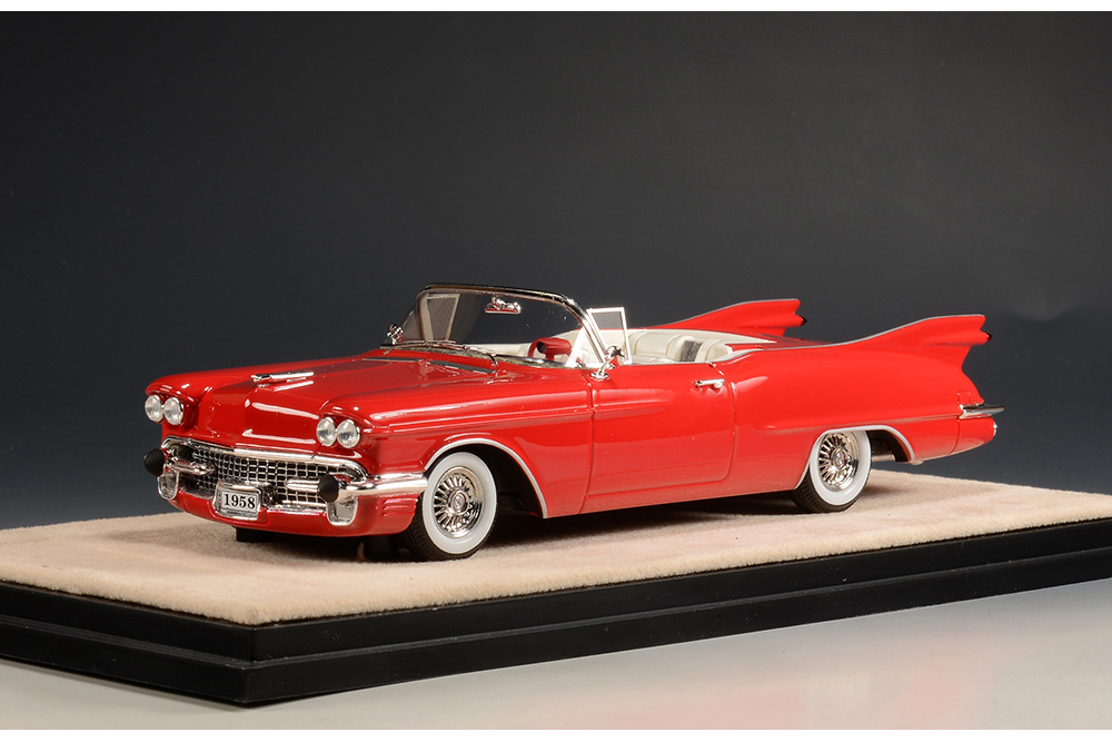 CADILLAC ELDORADO BIARRITZ "RAINDROP" CONCEPT (ОТКРЫТЫЙ) 1958 RED