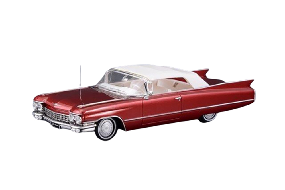 CADILLAC SERIES 62 CONVERTIBLE ЗАКРЫТЫЙ 1960 MAROON METALLIC
