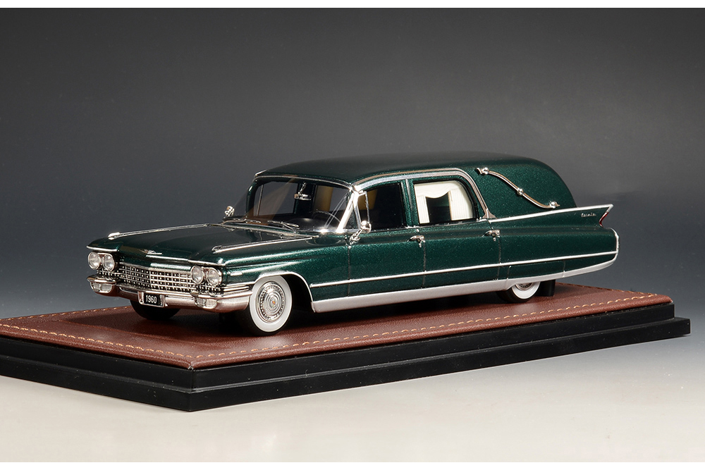 CADILLAC EUREKA LANDAU HEARSE (КАТАФАЛК) 1960 GLENCOE GREEN IRID