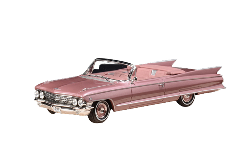 CADILLAC ELDORADO BIARRITZ (ОТКРЫТЫЙ) 1961 FONTANA ROSE METALLIC / КАДИЛЛАК ЭЛЬДОРАДО БИАРРИЦ (ОТКРЫТЫЙ) 1961 ФОНТАНА РОУЗ МЕТАЛЛИК