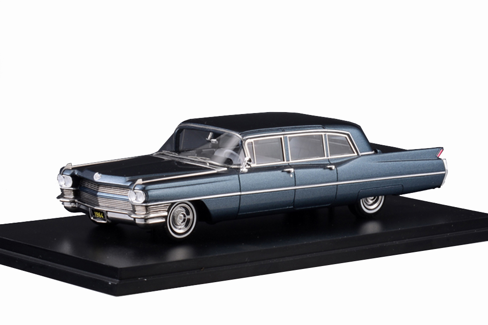 CADILLAC FLEETWOOD 75 LIMOUSINE 1964 SPRUCE BLUE METALLIC