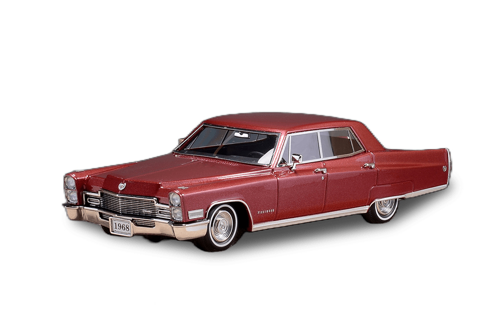 CADILLAC FLEETWOOD SIXTY SPECIAL 1968 SAN MATEO RED METALLIC / КАДИЛЛАК ФЛИТВУД СИКСТИ КРАСНЫЙ