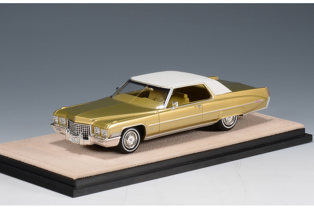 CADILLAC COUPE DEVILLE 1971 DUCHESS GOLD METALLIC