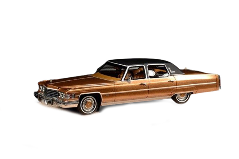 CADILLAC FLEETWOOD BROUGHAM 1974 VICTORIAN AMBER METALLIC (LIMITED 047/199 PCS)