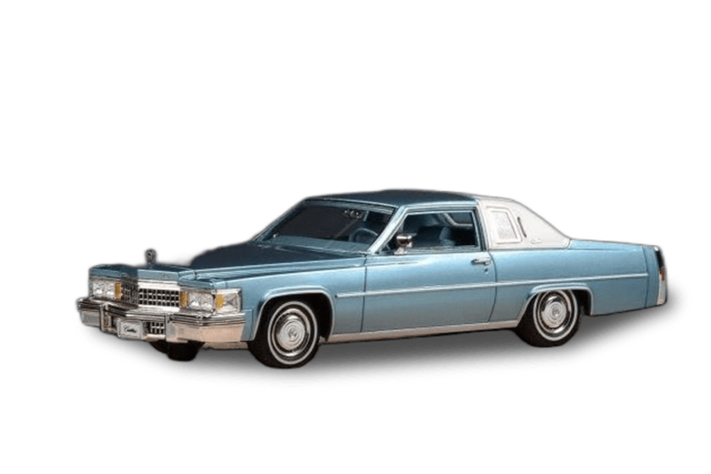 CADILLAC COUPE DEVILLE 1978 STERLING BLUE METALLIC