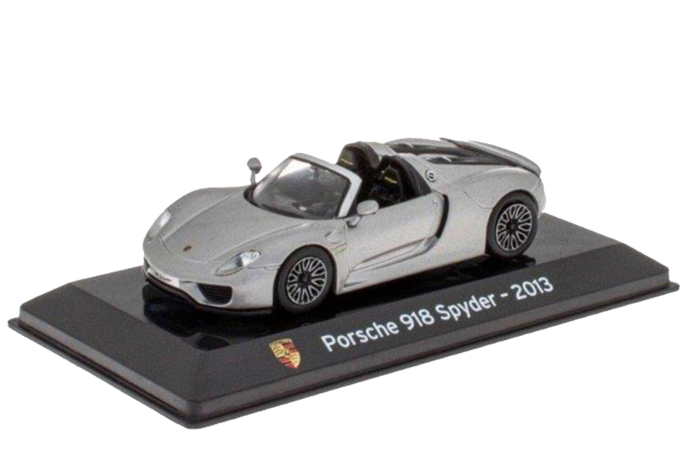 PORSCHE 918 SPYDER 2013 SILVER (SUPERCARS SERIA)