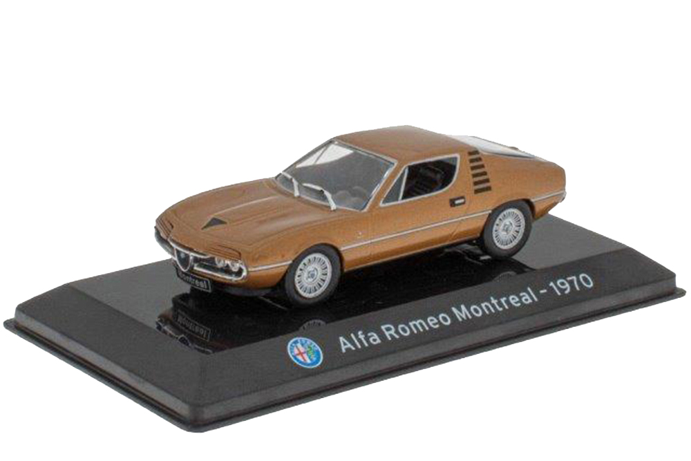 ALFA ROMEO MONTREAL 1970 BROWN (SUPERCARS SERIA)