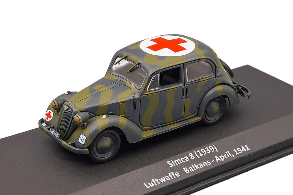 SIMCA 8 ИЗ СЕРИИ SAMOCHODY WOJSKOWE II WOJNY ŚWIATOWEJ