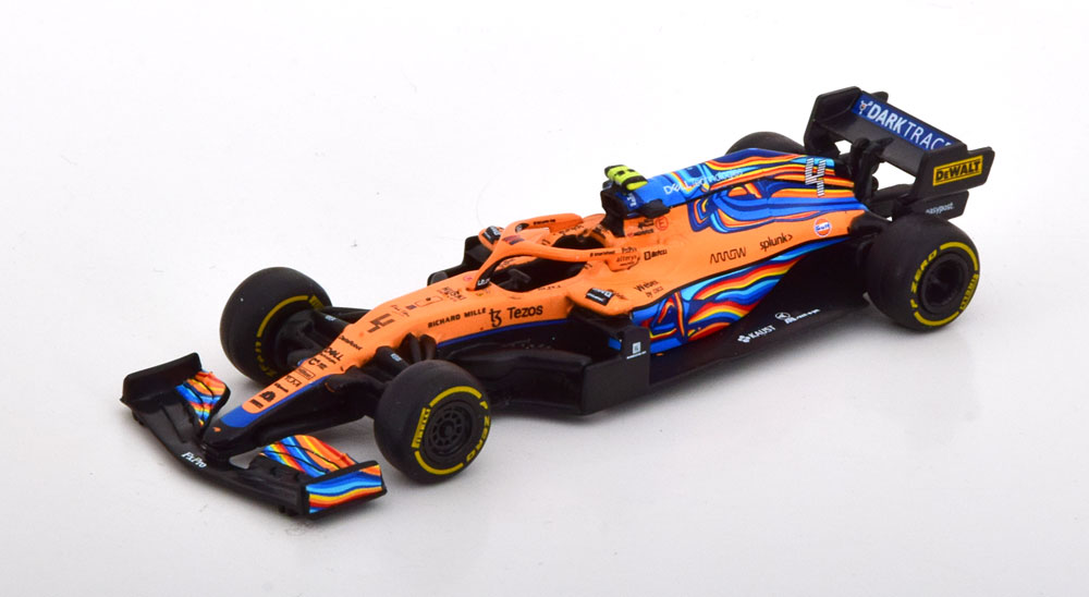 MCLAREN MCL35M GP ABU DHABI 2021 (ДЛИНА МОДЕЛИ 6-10 СМ)