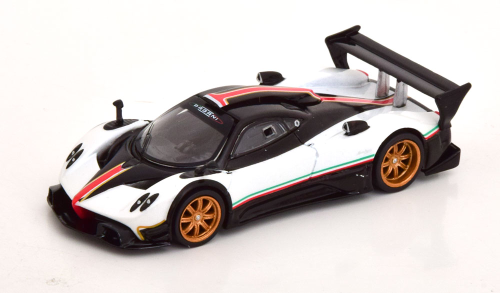 PAGANI ZONDA R 2009-2011 WHITE BLACK (ДЛИНА МОДЕЛИ 6-10 СМ)