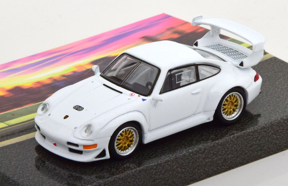 PORSCHE 911 GT2, WHITE (ДЛИНА МОДЕЛИ 6-10 СМ)