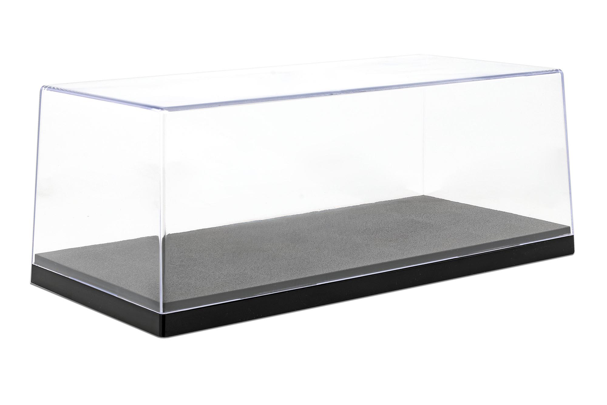 ACRYLIC SINGLE SHOWCASE FOR MODEL CARS IN SCALE / ОДИНОЧНЫЙ АКРИЛОВЫЙ БОКС ДЛЯ МОДЕЛИ АВТОМОБИЛЯ