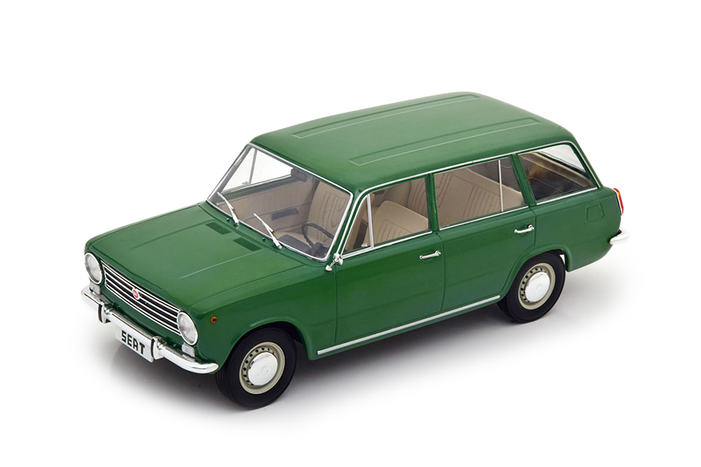 SEAT 124 FAMILIARE 1968 ЗЕЛЕНЫЙ С ЖЕЛТЫМ ИНТЕРЬЕРОМ