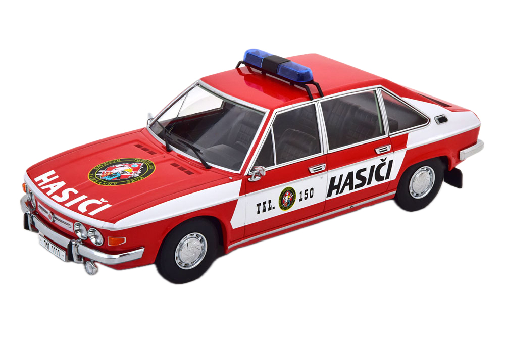 TATRA 613 CZECH FIRE ENGINE 1979 RED WHITE