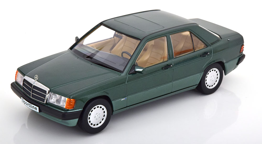 MERCEDES 190E 2.3 W201 SPORTLINE 1993 GREEN METALLIC