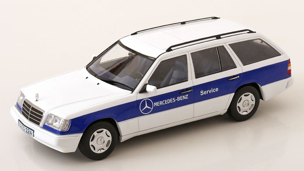 MERCEDES W124 E-KLASSE S124 MERCEDES BENZ SERVICE 1995 WHITE BLUE
