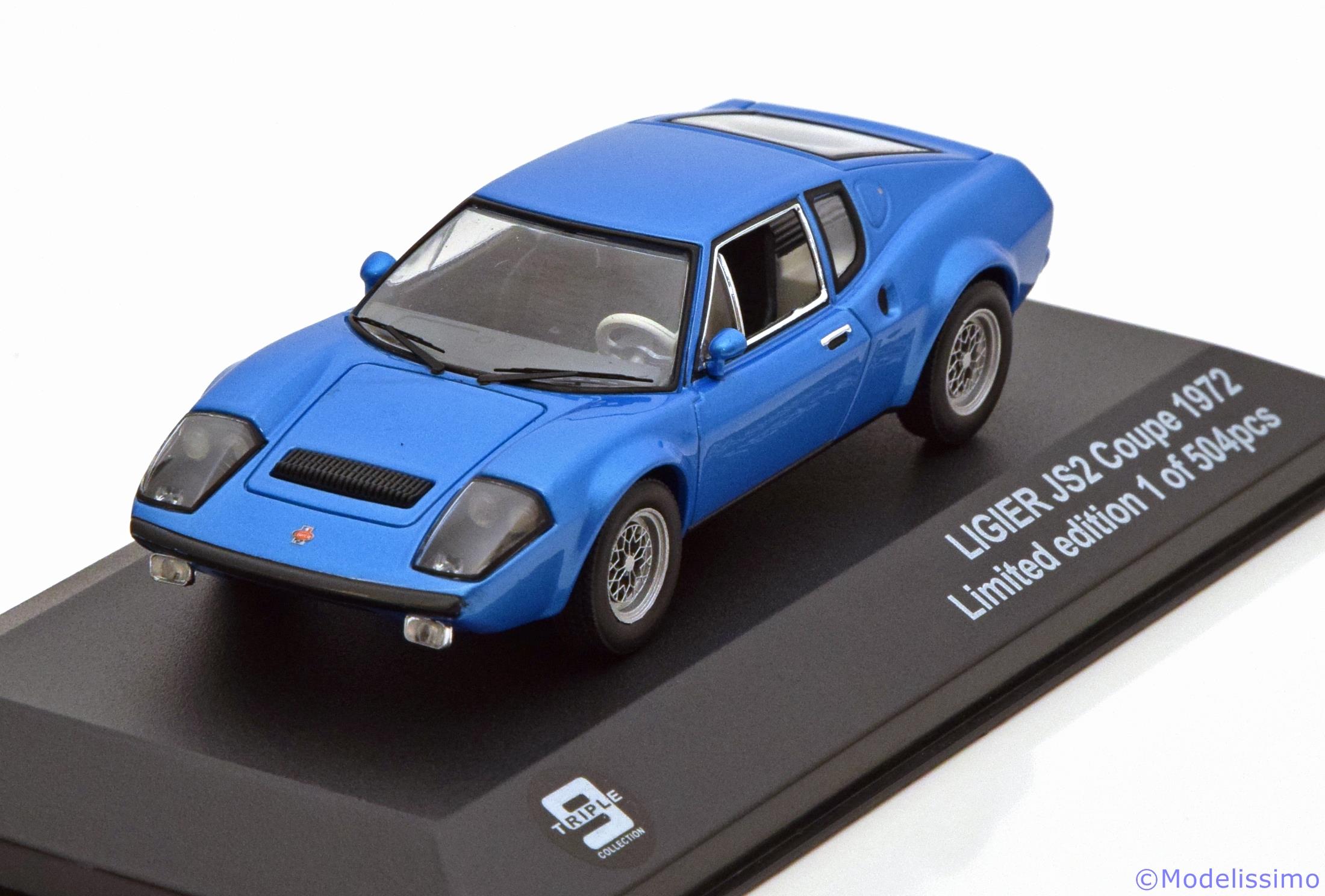 LIGIER JS2 COUPE 1972 BLUE METALLIC
