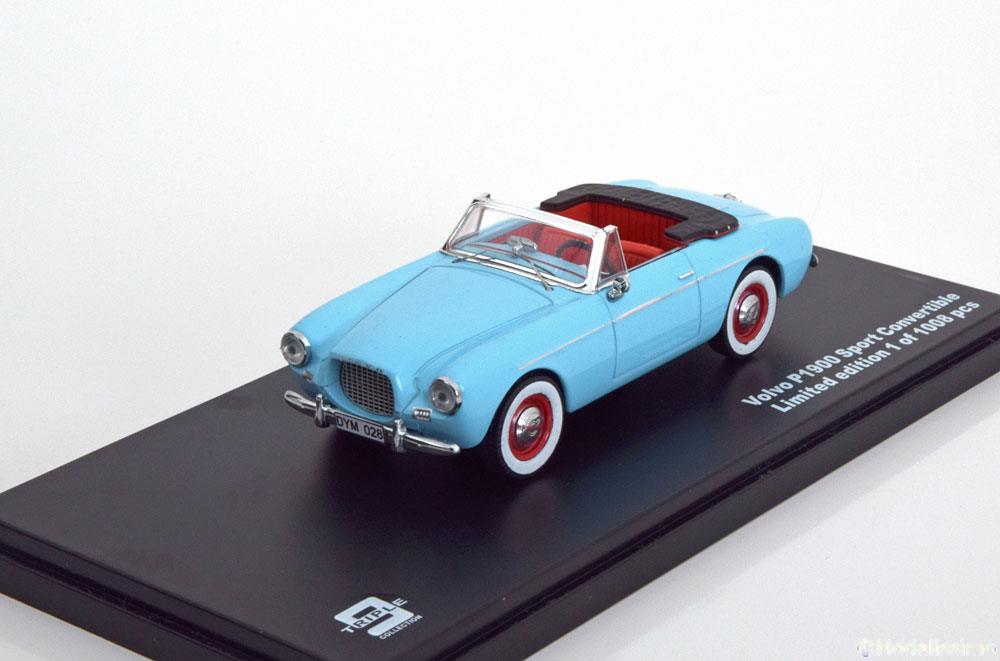 VOLVO P1900 SPORT CONVERTIBLE 1955 LIGHT BLUE
