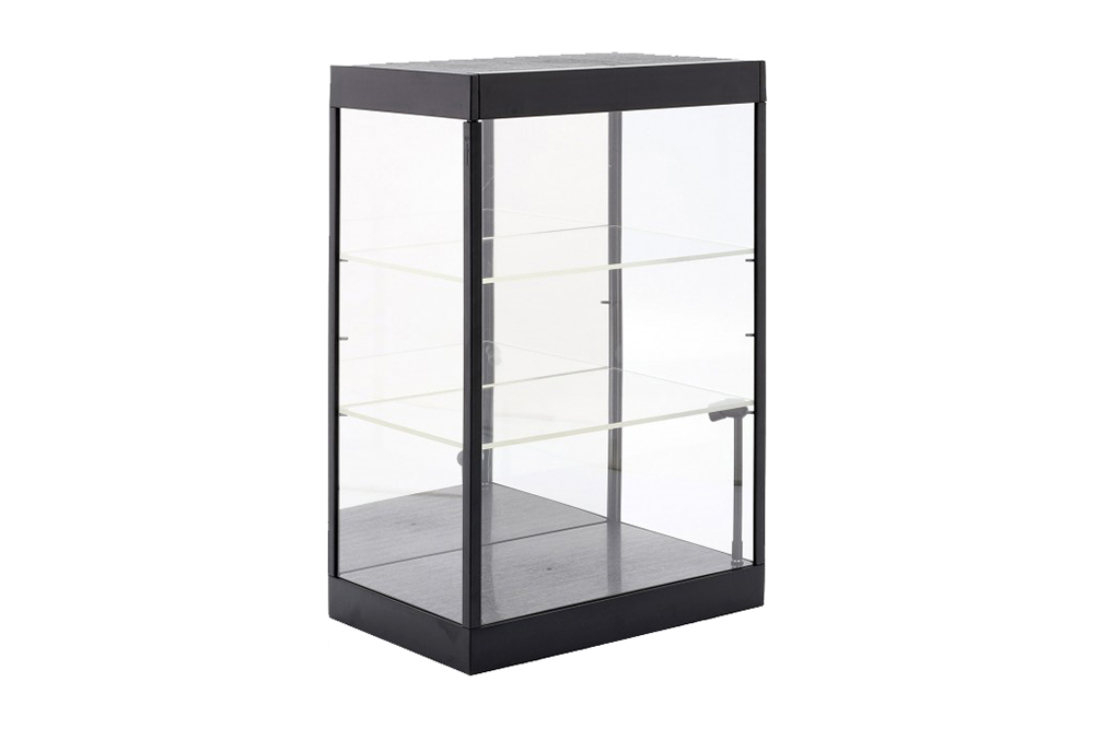 SHOWCASE WITH LED LIGHTING AND MIRROR FOR SCALE 1:18 1:24 1:43 BLACK / БОКС С ЛЭД ПОДСВЕТКОЙ НА 3 МОДЕЛИ