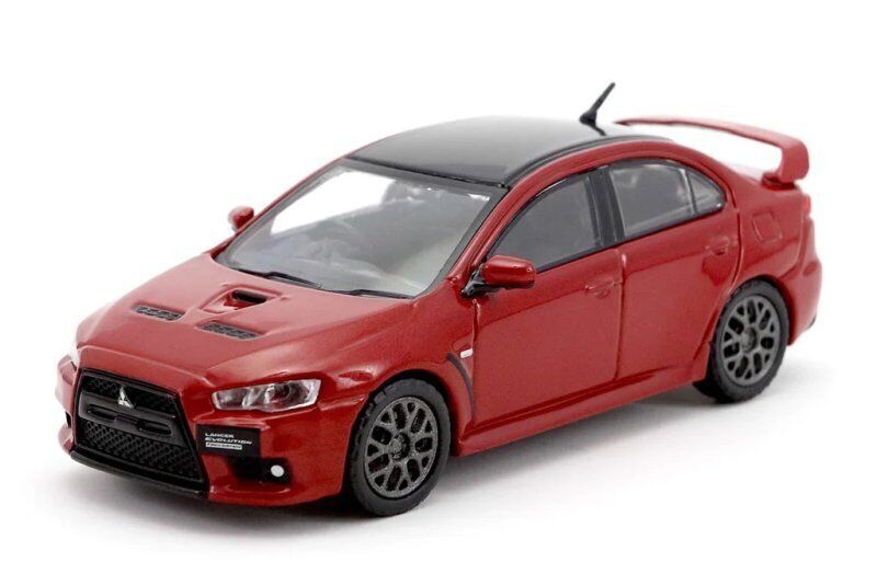 MITSUBISHI LANCER EVO X FINAL EDITION RALLY RED (КРАСНЫЙ) (ДЛИНА МОДЕЛИ 6-10 СМ)