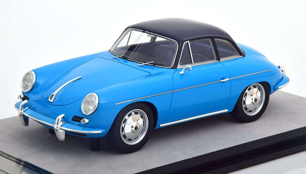 PORSCHE 356 KARMANN HARDTOP 1961 LIGHTBLUE DARKBLUE