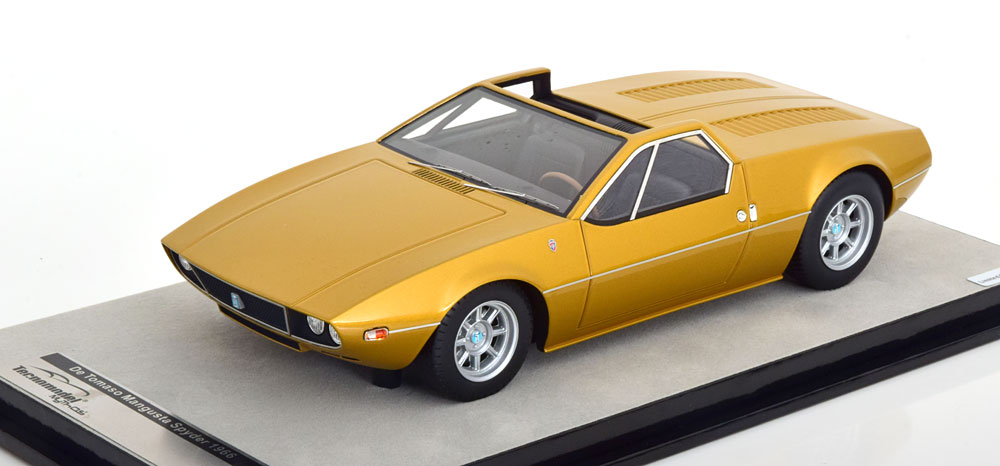 DE TOMASO MANGUSTA SPYDER 1966 GOLDMETALLIC