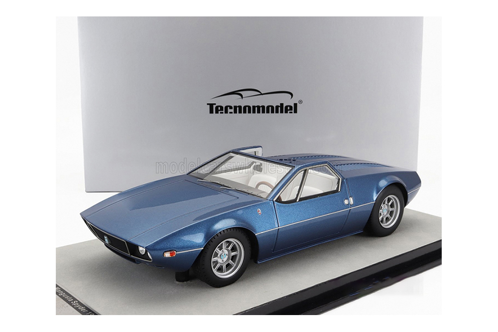DE TOMASO MANGUSTA SPIDER (1986), BLUE MET