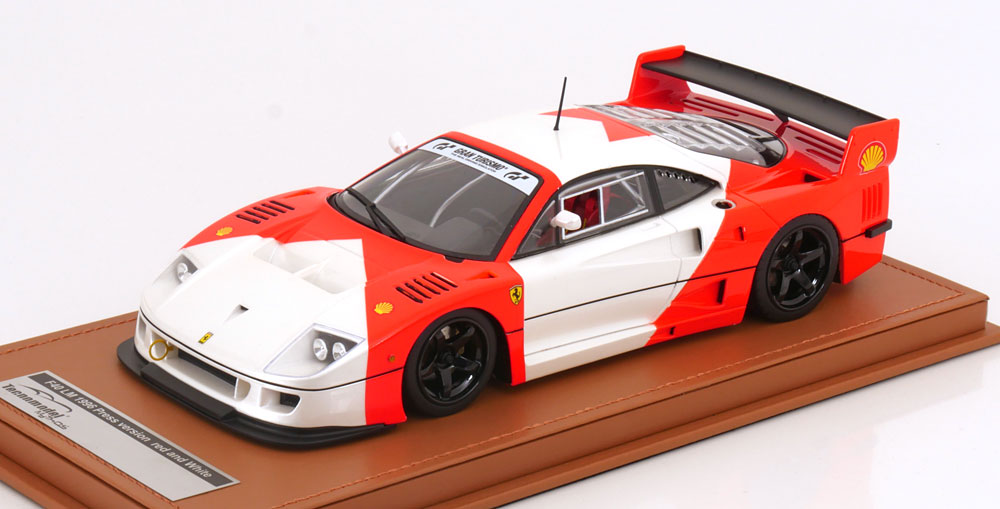 FERRARI F40 LM PRESS VERSION WITH DECALS 1996 WHITE RED