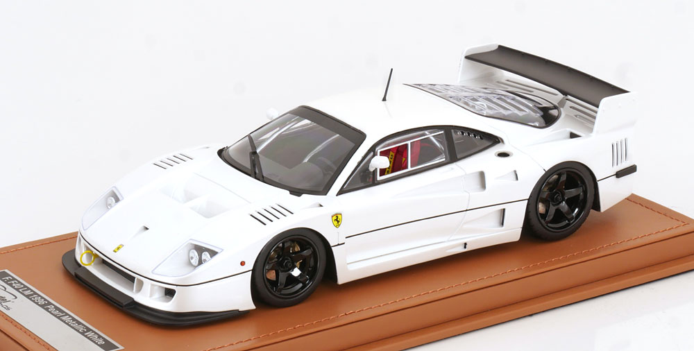 FERRARI F40 LM PRESS VERSION 1996 WHITE-METALLIC
