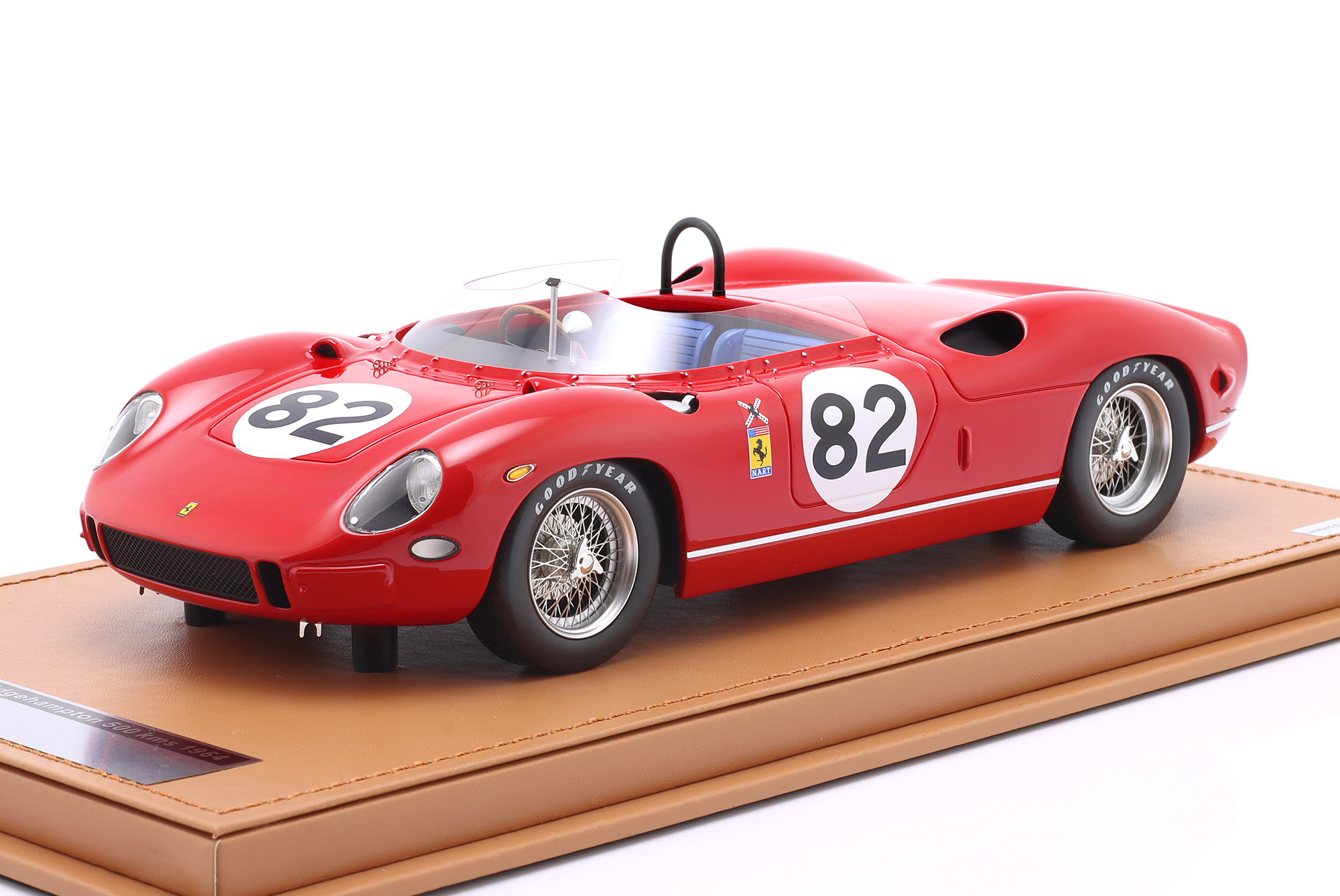 FERRARI 330P #82 5TH 500KM BRIDGEHAMPTON 1964 J. FULP / ФЕРРАРИ 330P №82 5 МЕСТО В ГОНКЕ 500 КМ БРИДЖХЕМПТОНА 1964 ДЖ. ФАЛП