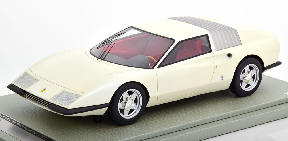 FERRARI P6 PININIFARINA CONCEPT CAR 1968 WHITEMETALLIC