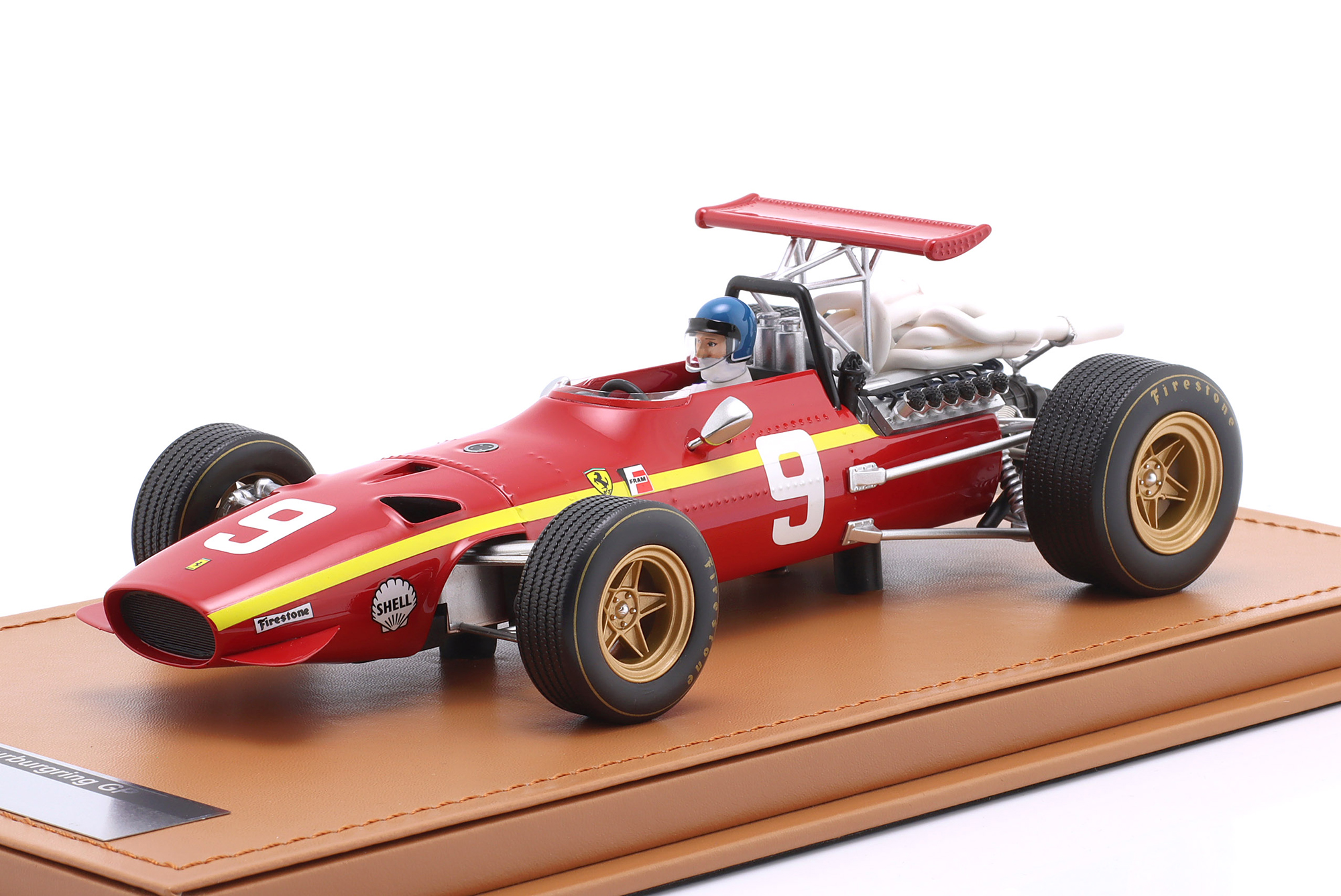 FERRARI 312 #9 4TH GERMANY GP FORMULA 1 1968 JACKY ICKX / ФЕРРАРИ 312 4 МЕСТО ГЕРМАНЙ ГРАН-ПРИ ФОРМУЛА-1 ЖАКИ ИКС