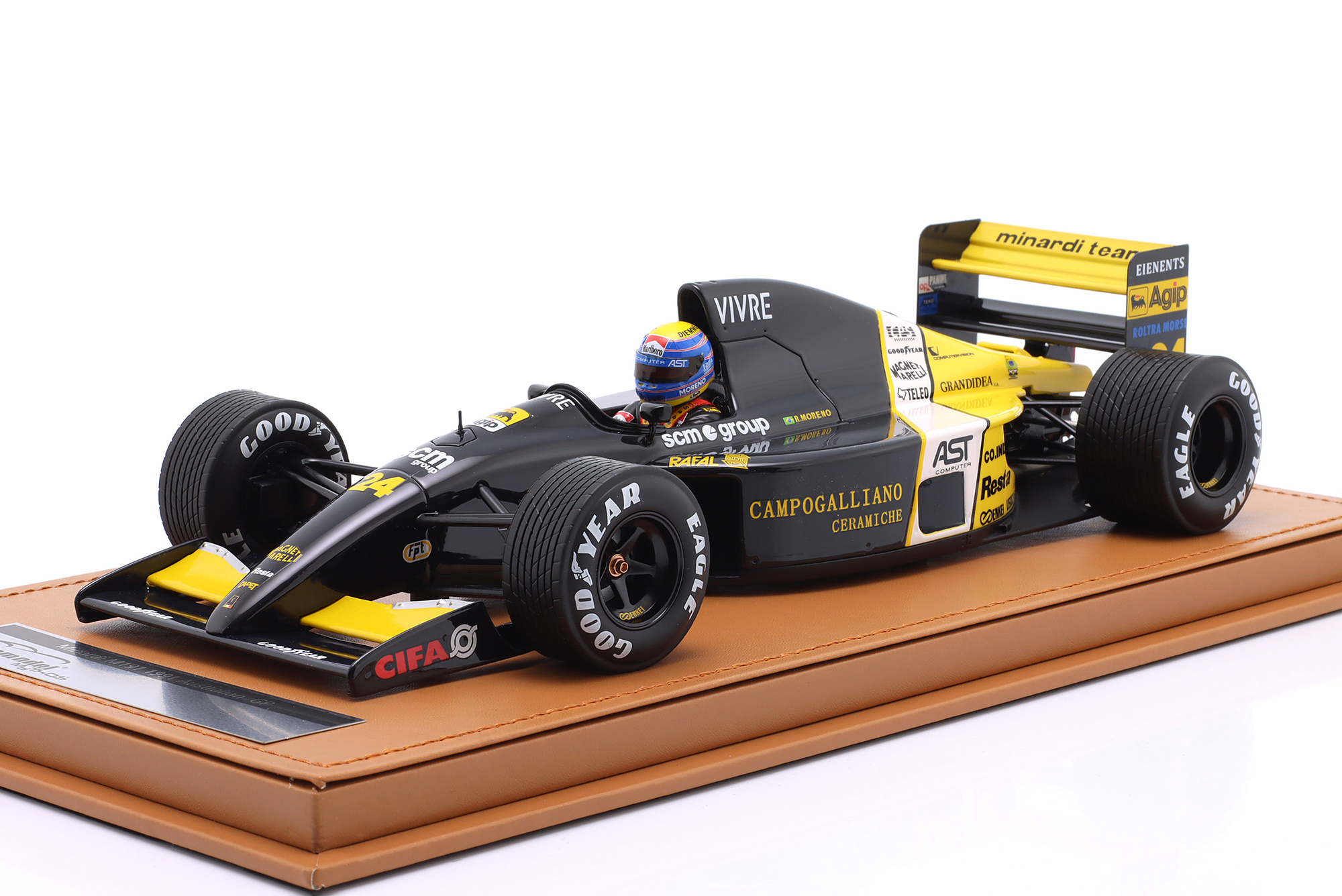 MINARDI M191 #24 AUSTRALIAN GP FORMULA 1 1991 ROBERTO MORENO / МИНАРДИ M191 ГРАН-ПРИ АВСТРАЛИИ ФОРМУЛА-1 РОБЕРТО МОРЕНО