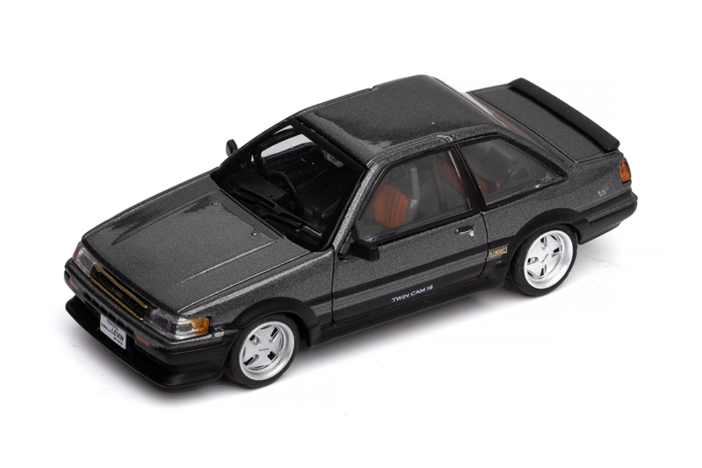 TOYOTA COROLLA AE86 LEVIN 1983 GREY / ТОЙОТА КОРОЛЛА АЕ86 ЛЕВИН СЕРЫЙ (ДЛИНА 6 СМ)