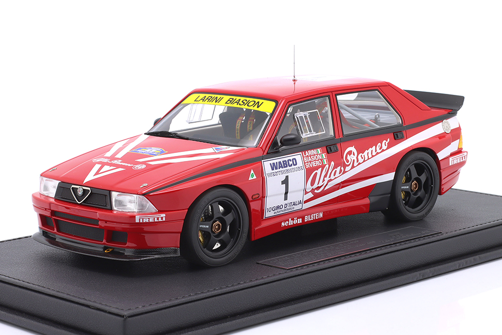 ALFA ROMEO 75 TURBO #1 2ND GIRO D'ITALIA 1989 BIASION, LARINI, SIVIERO / АЛЬФА РОМЕО 75 ТУРБО 2 МЕСТО ГИРО ИТАЛИА БИАСИОН ЛАРИНИ СИВИЕРО