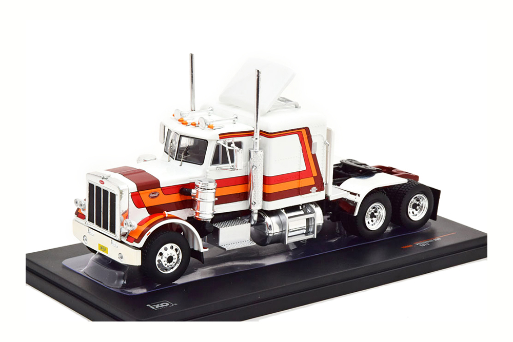 PETERBILT 359 1973 WHITE/RED/ORANGE