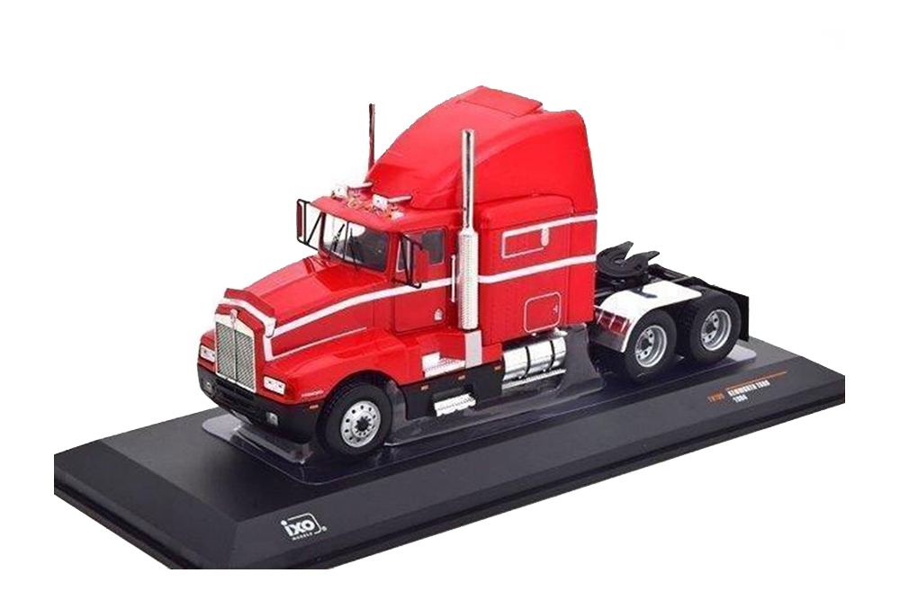 KENWORTH T600 1984 RED/WHITE / КЕНВОРТ СЕДЕЛЬНЫЙ ТЯГАЧ