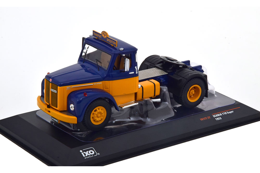 SCANIA 110 SUPER ASG 1953 BLUE/YELLOW / СКАНИЯ 110 СЕДЕЛЬНЫЙ ТЯГАЧ