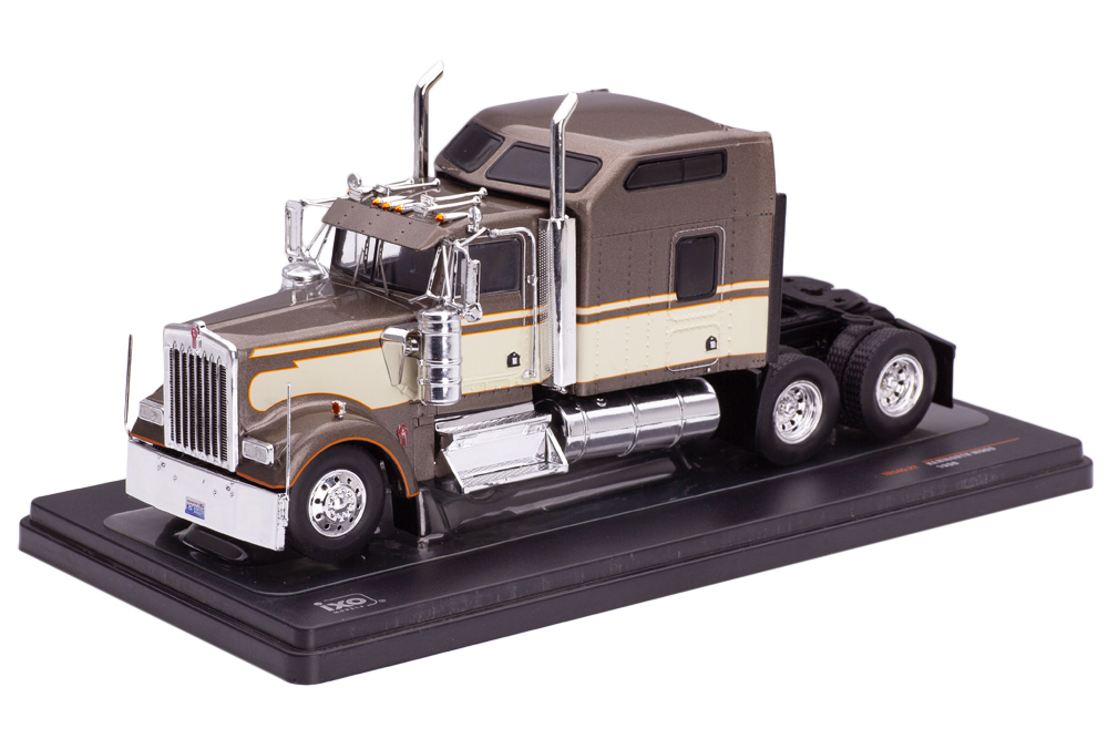 KENWORTH W900 1990 BROWN METALLIC/BEIGE