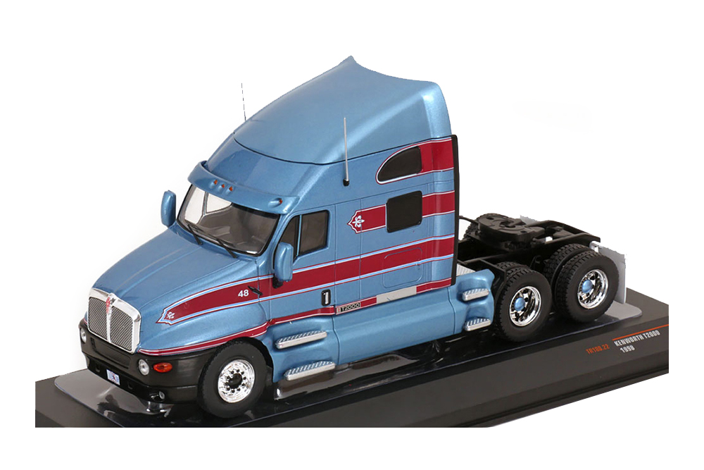 KENWORTH T2000 1998 BLUE/RED