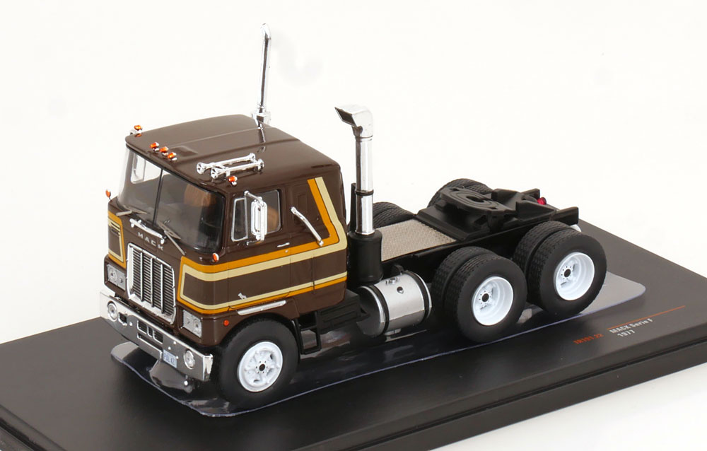 MACK SERIE F TOWING VEHICLE 1977 BROWN YELLOW