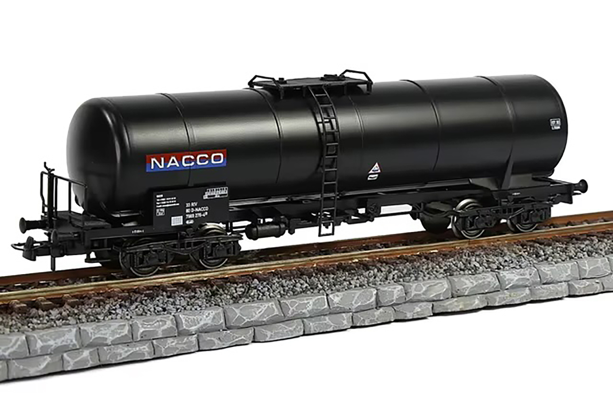 ВАГОН-ЦИСТЕРНА NACCO 2000 ЧЕРНЫЙ (МАСШТАБ HO, ДЛИНА 19 СМ)
