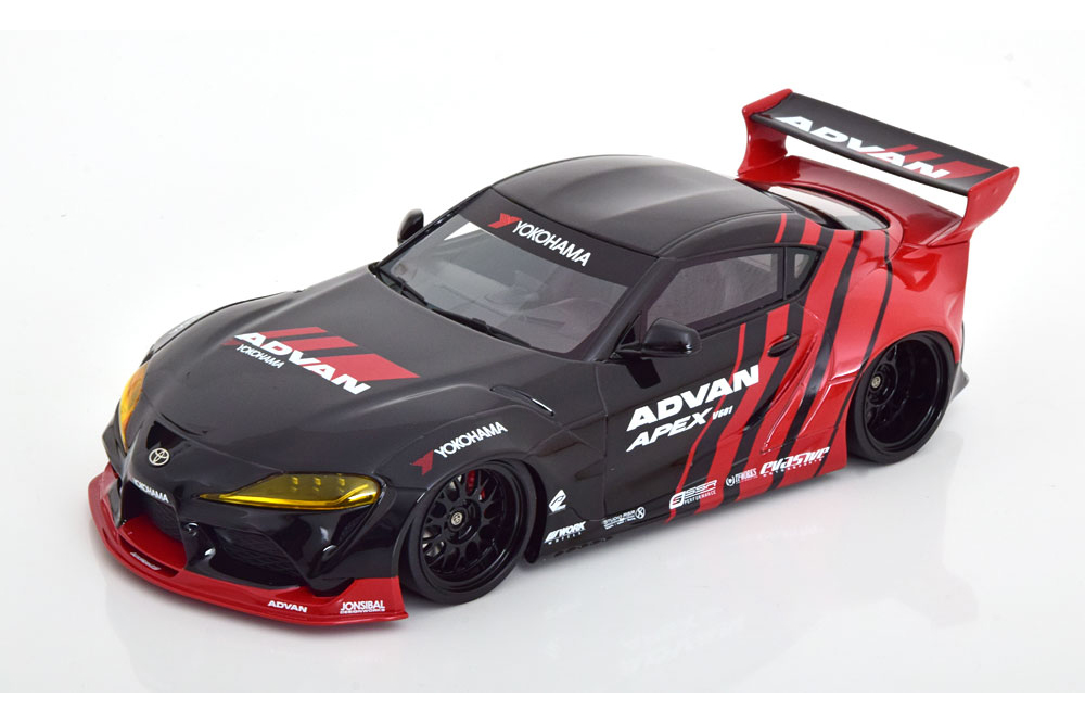 TOYOTA PANDEM GT SUPRA V1.0 ADVAN SEMA 2019 BLACK RED / ТОЙОТА