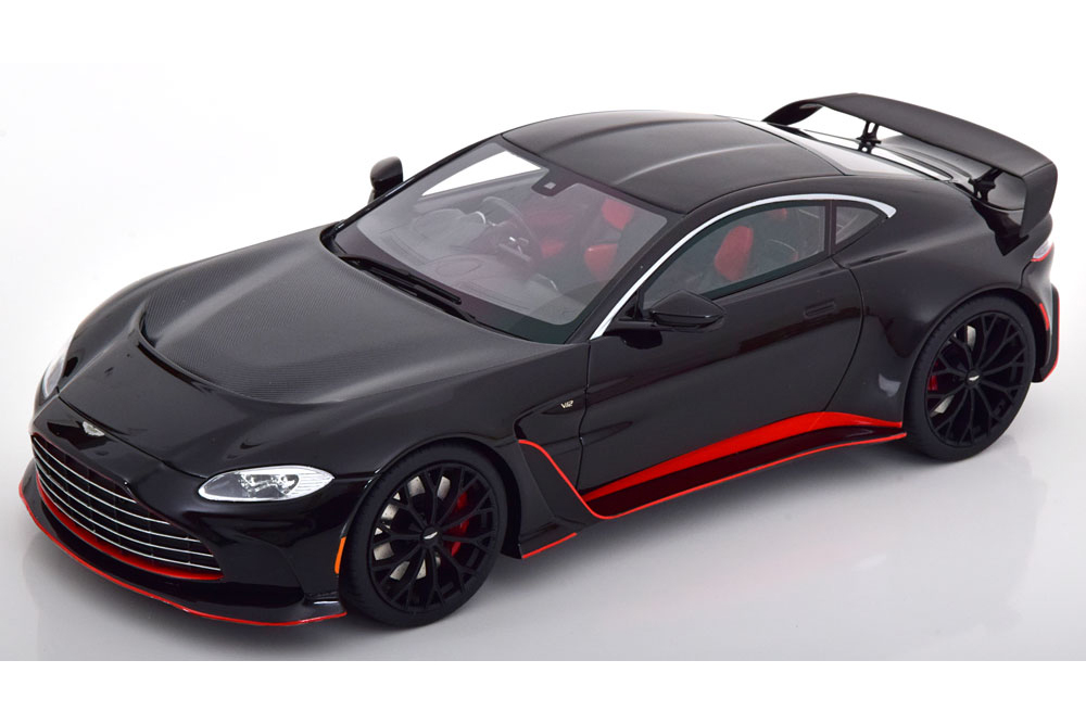 ASTON MARTIN VANTAGE V12 2022 BLACK CARBON RED / АСТОН МАРТИН