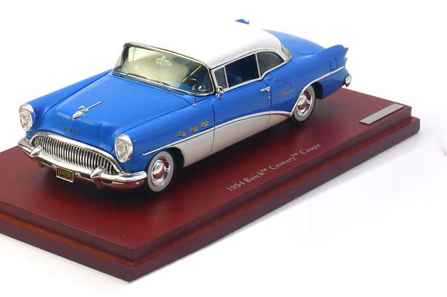 BUICK CENTURY COUPE 1954 LIGHTBLUE WHITE