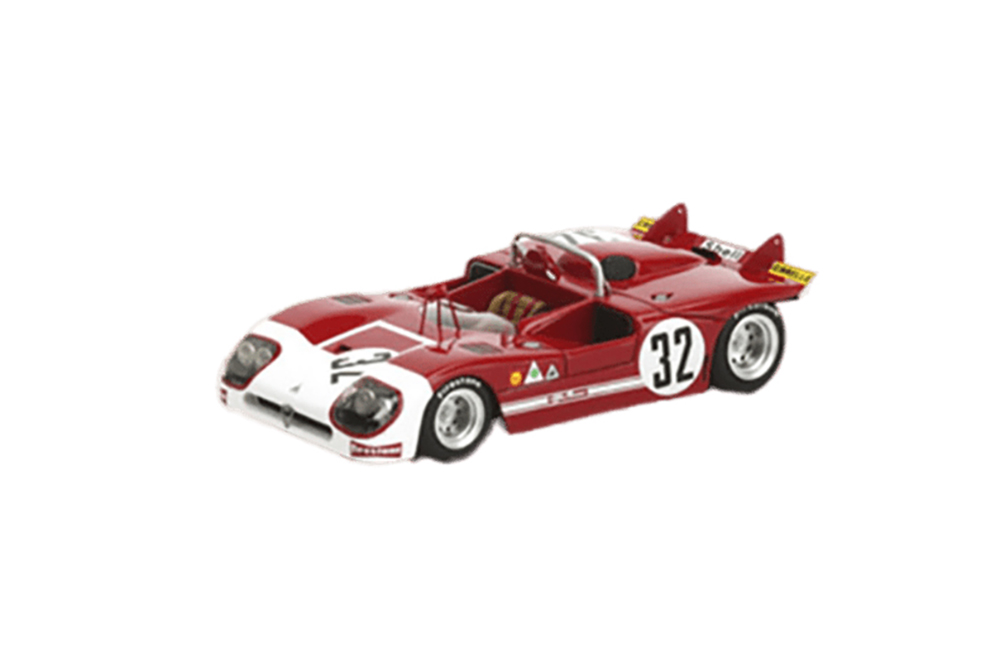 ALFA ROMEO TIPO 33/3 #32 H. PESCAROLO 3RD PLACE SEBRING 12HR 1971