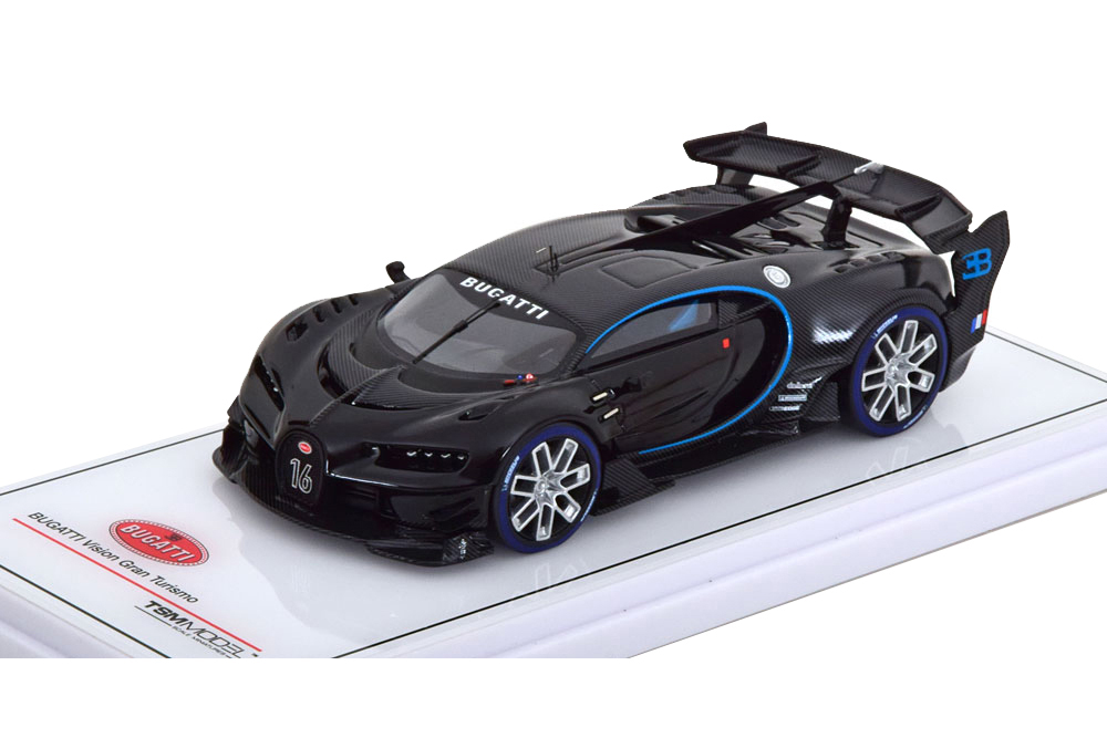 BUGATTI VISION GRAN TOURISMO 2015 CARBON-BLACK BLUE